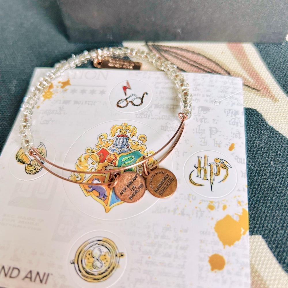 Alex and Ani Harry Potter Beaded Charm Bracelet Rose Gold NIB - Picture 6 of 10